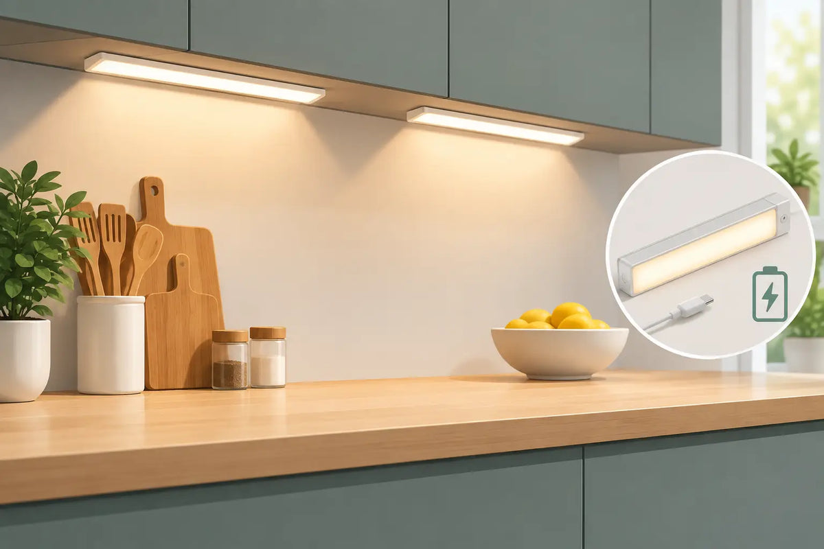 Rechargeable Under Cabinet Lights That Make Sense
