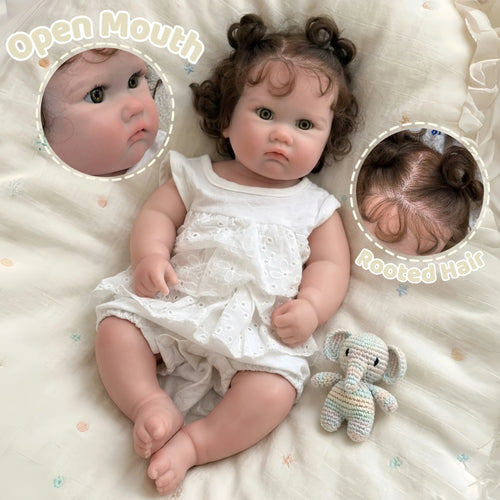 Charlotte 18-inch soft silicone reborn girl doll - product view 1