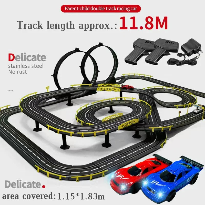 Electric Rail Racing Set 1:43, Dual Remote, view 23