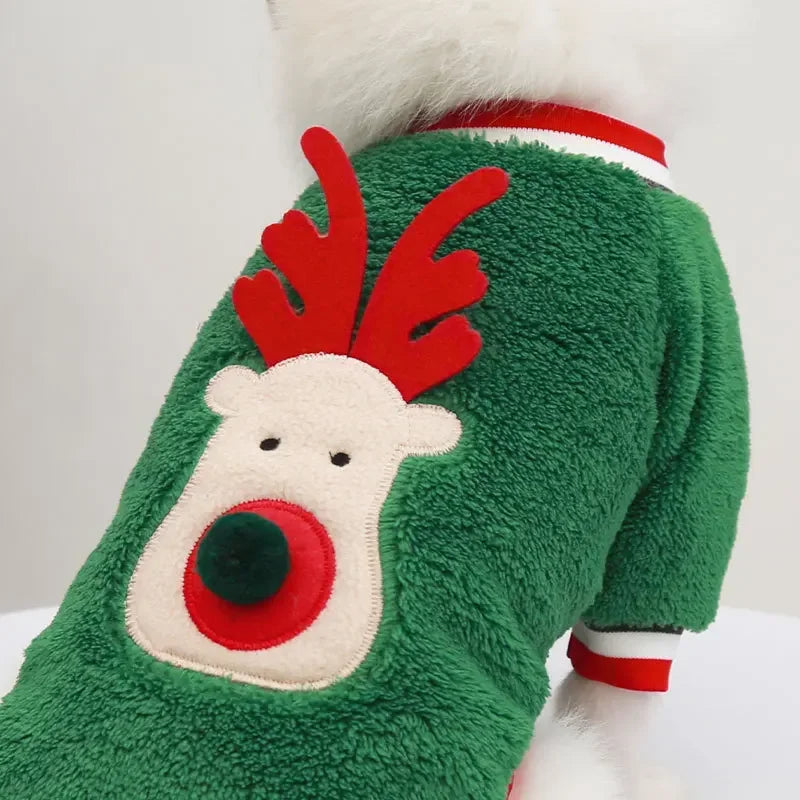 Warm Christmas Outfit for Small Dogs, view 18