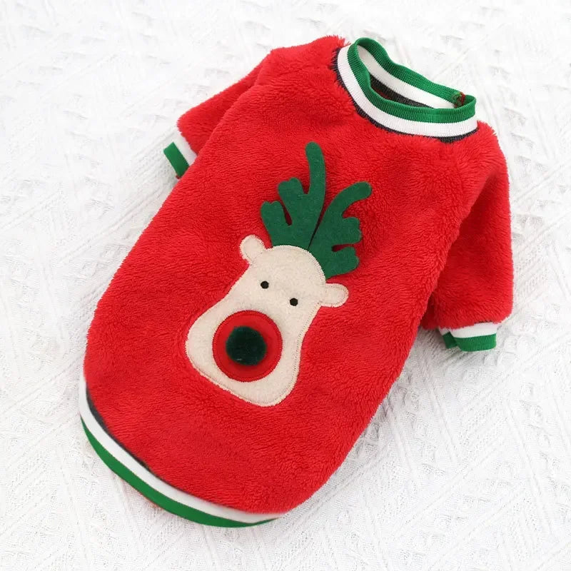 Warm Christmas Outfit for Small Dogs, view 10