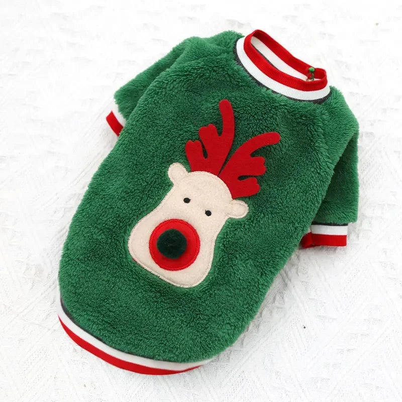 Warm Christmas Outfit for Small Dogs, view 11