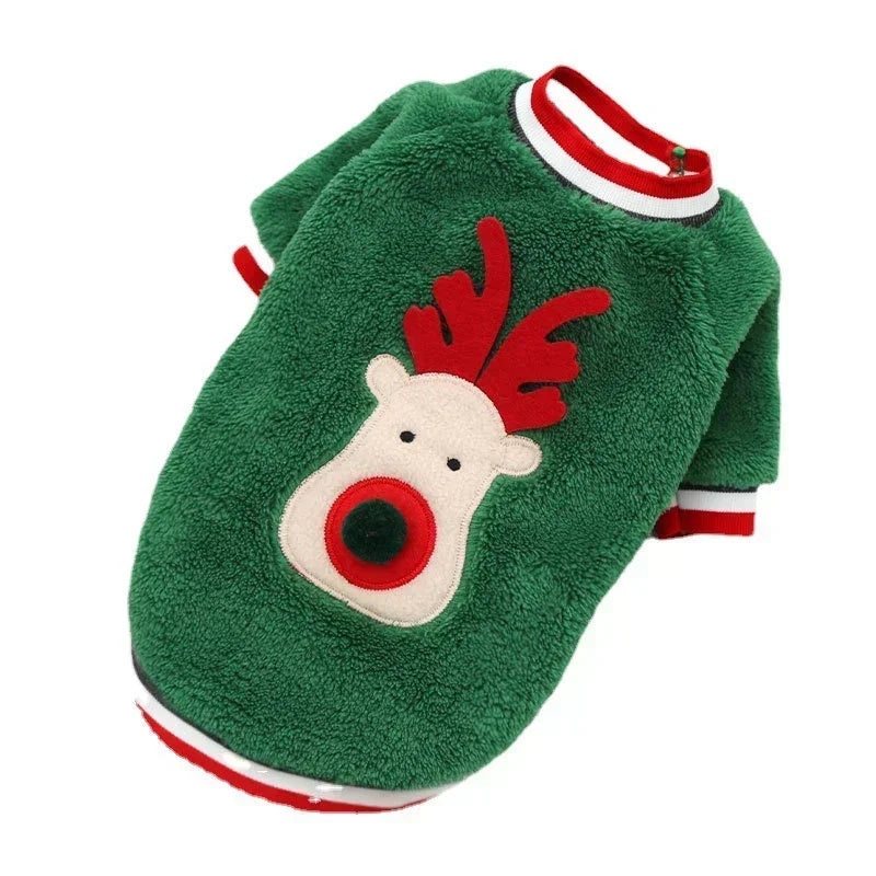 Warm Christmas Outfit for Small Dogs, view 22