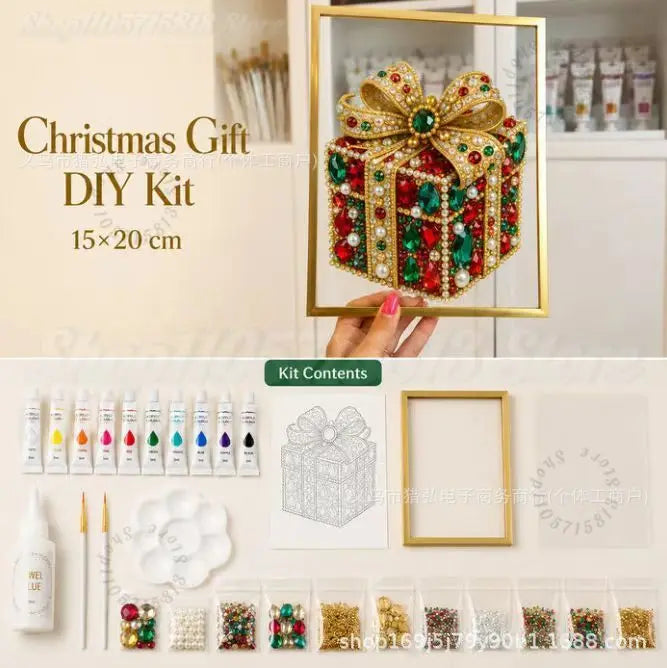 Jeweled Christmas Tree Art Kit, view 6