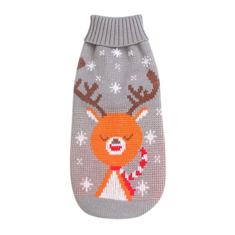 Reindeer Christmas Dog Sweater, view 8