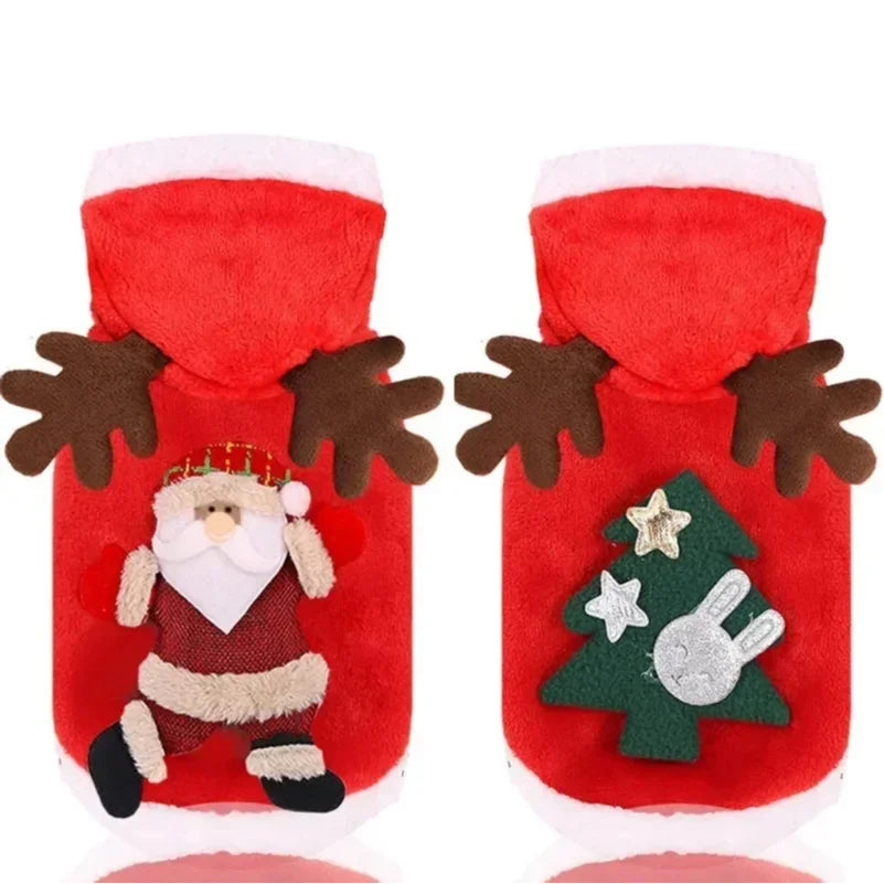 Warm Christmas Outfit for Small Dogs, view 2