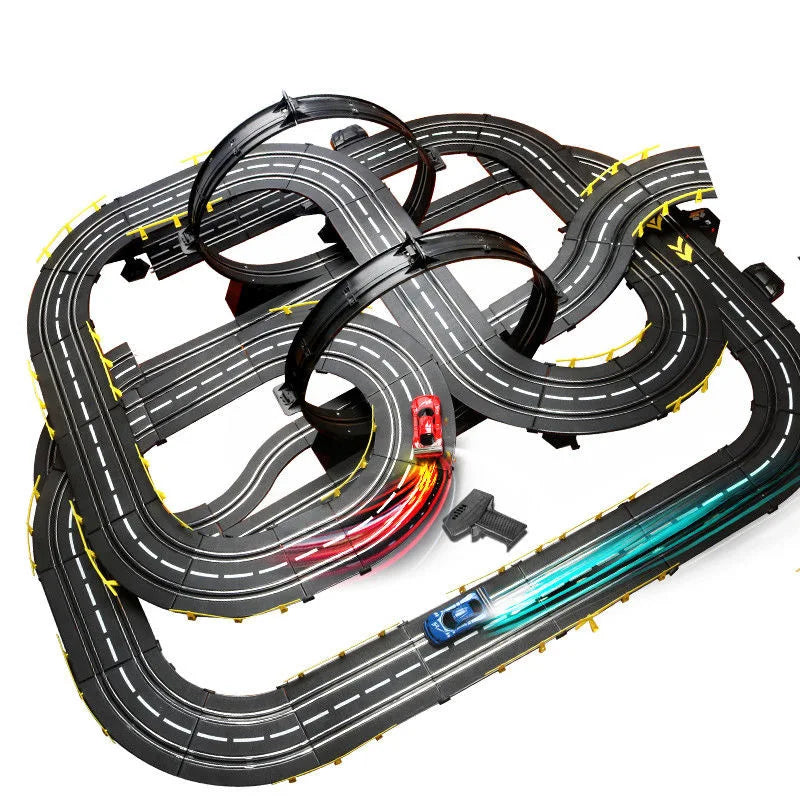 Electric Rail Racing Set 1:43, Dual Remote, view 5