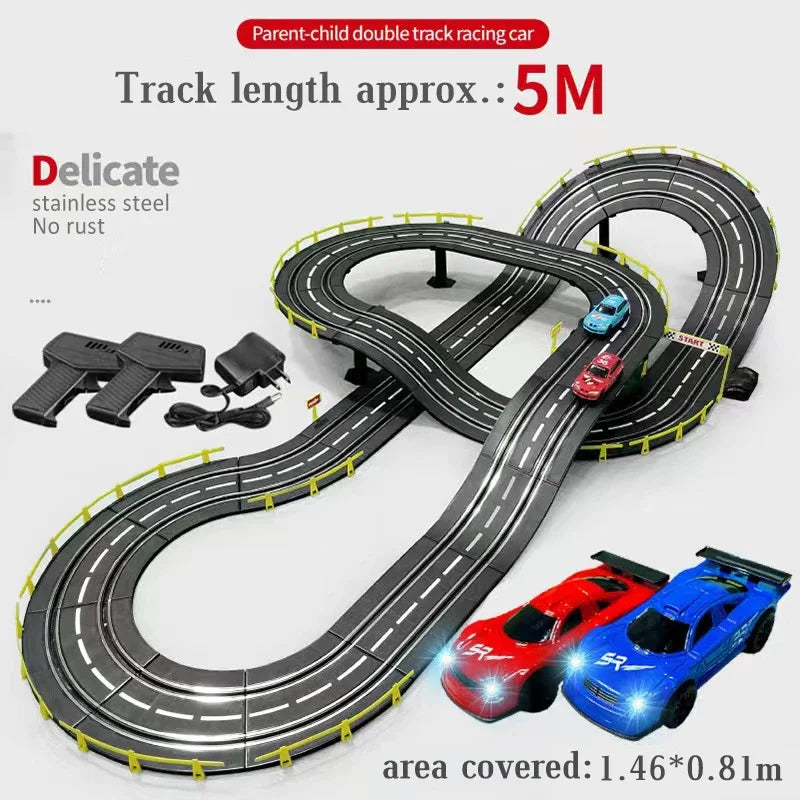 Electric Rail Racing Set 1:43, Dual Remote, view 25