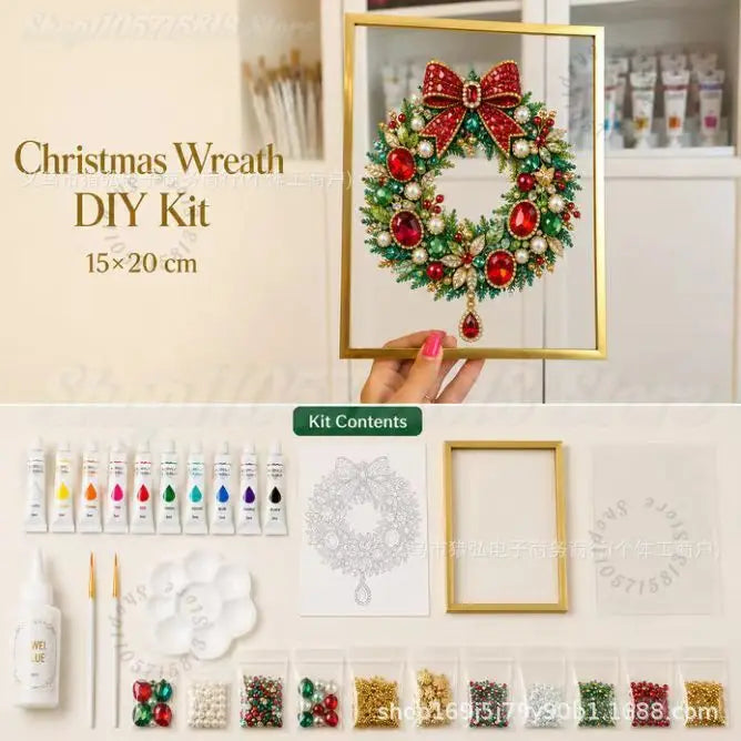 Jeweled Christmas Tree Art Kit, view 5
