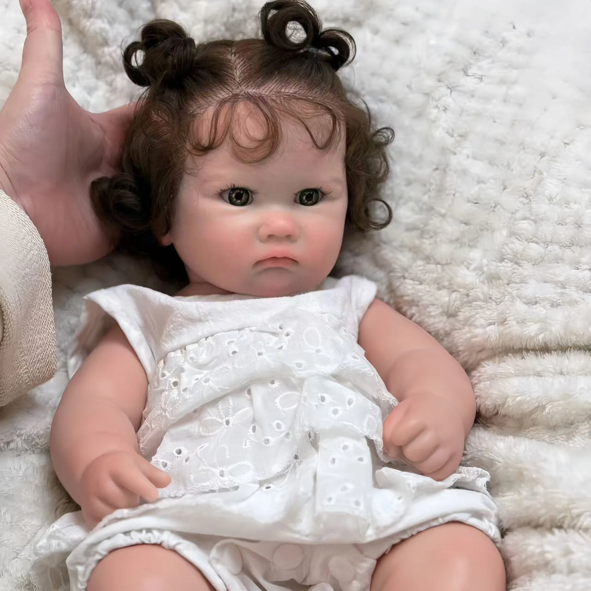 Charlotte 18-inch soft silicone reborn girl doll - product view 4