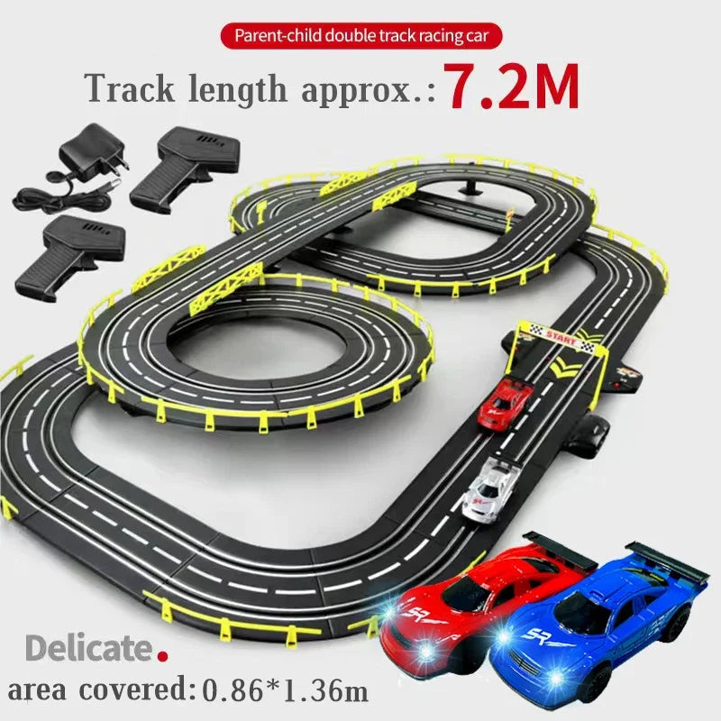 Electric Rail Racing Set 1:43, Dual Remote, view 24