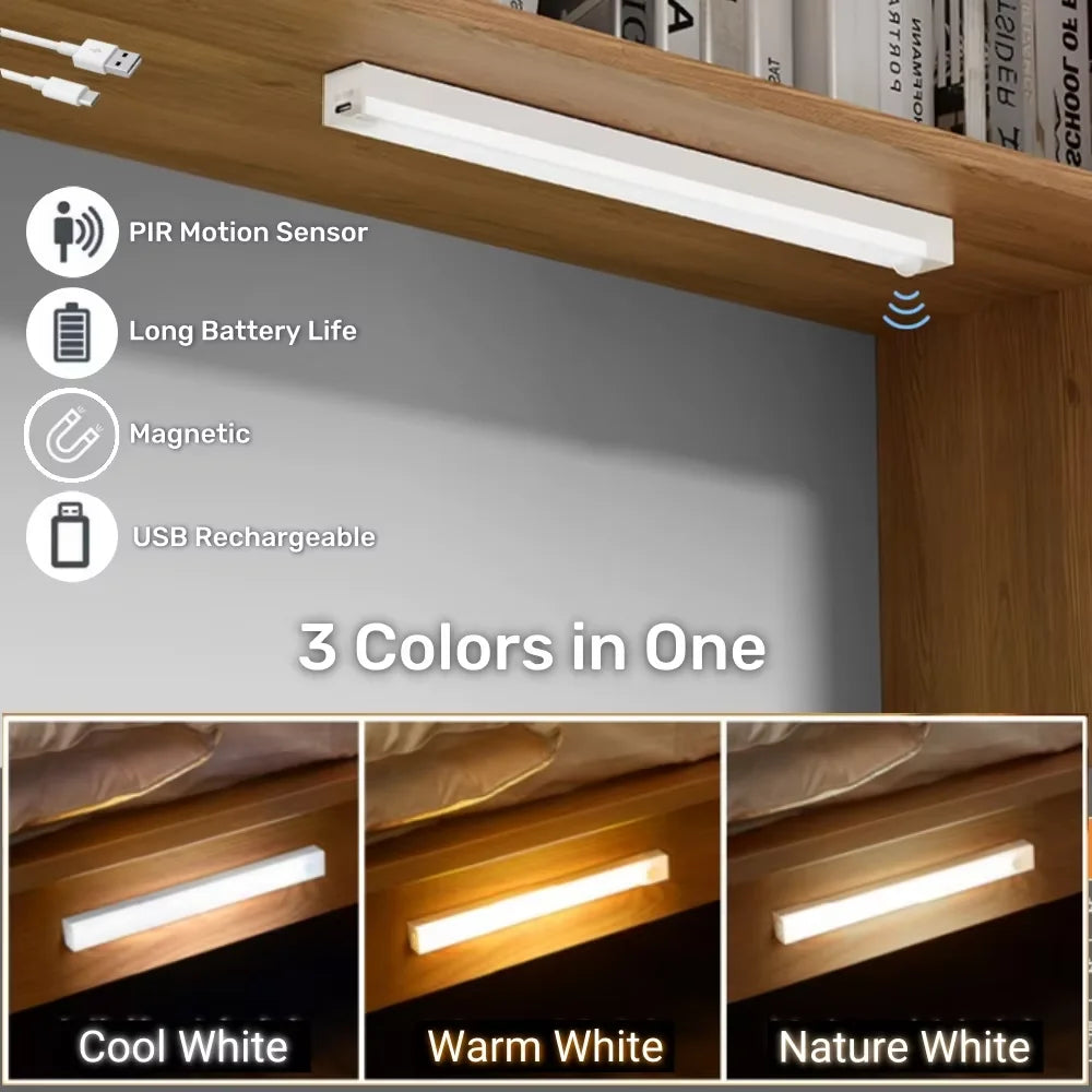 AITHEA Motion Sensor Light Bar, USB Rechargeable, view 13