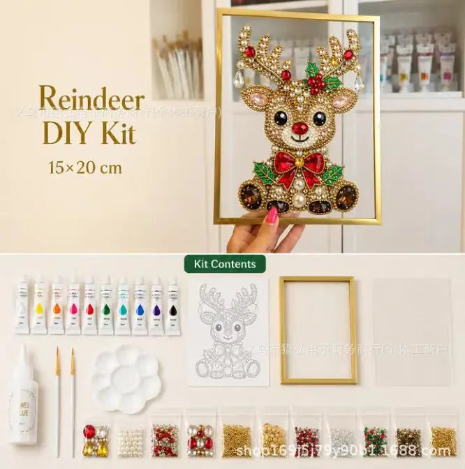 Jeweled Christmas Tree Art Kit, view 14