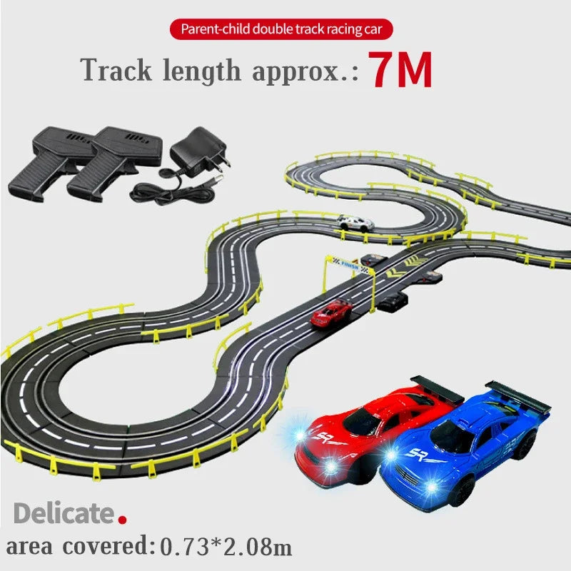 Electric Rail Racing Set 1:43, Dual Remote, view 26