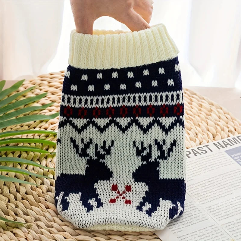 Knit Christmas Sweater for Dogs and Cats, view 7
