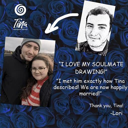 Tina Aldea psychic artist – official affiliate promotional image