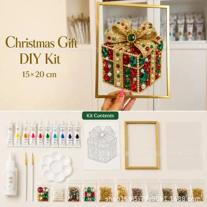 Jeweled Christmas Tree Art Kit, view 13