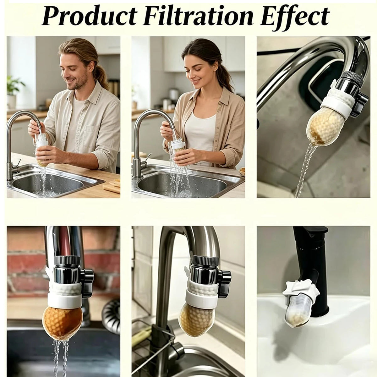 Disposable Faucet Filter Bags, Splash-Proof, view 5