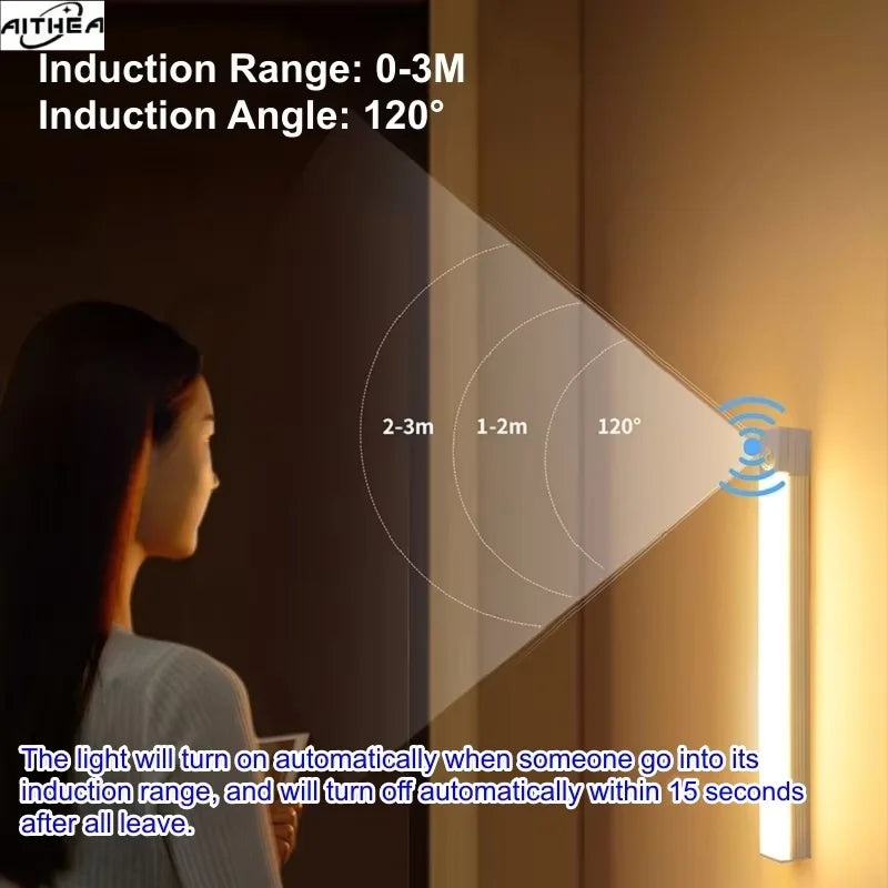 AITHEA Motion Sensor Light Bar, USB Rechargeable, view 4