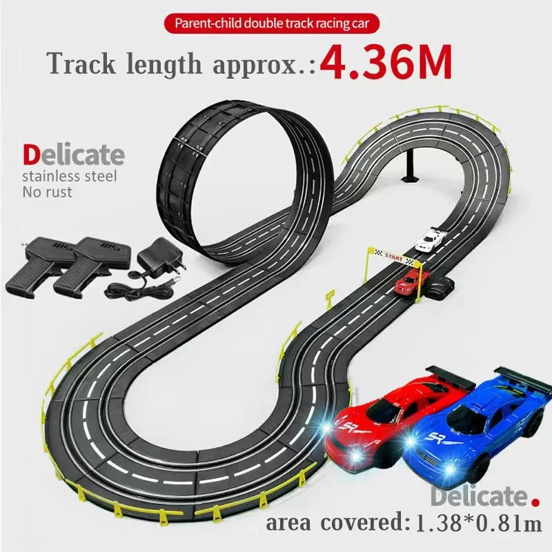 Electric Rail Racing Set 1:43, Dual Remote, view 18