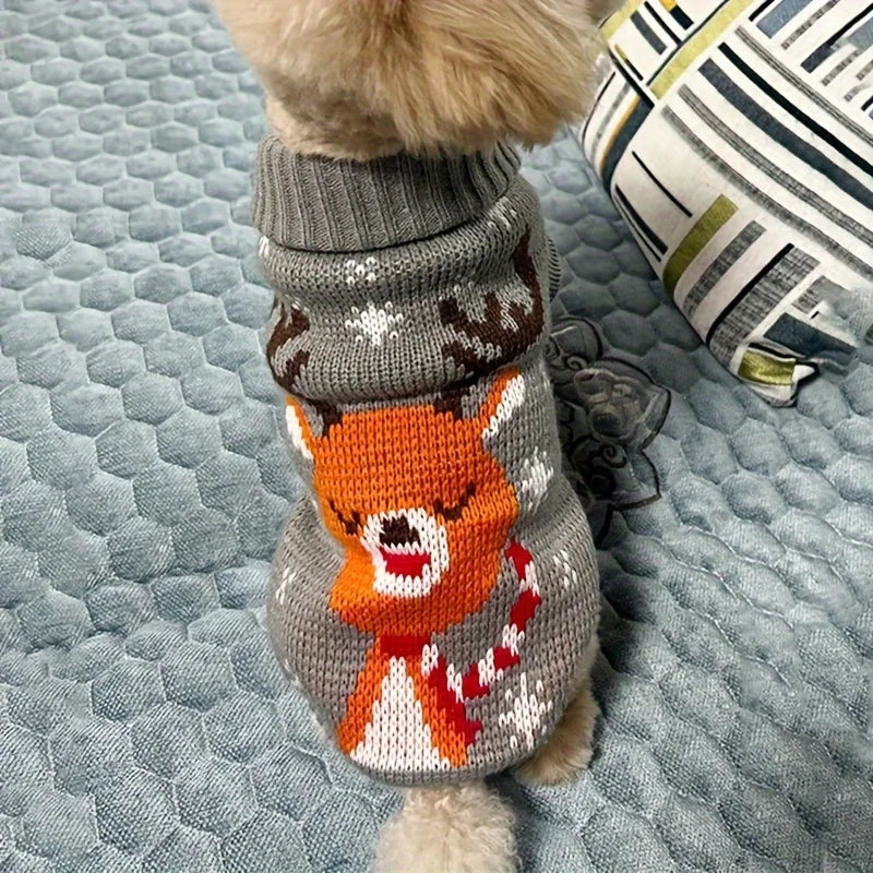 Knit Christmas Sweater for Dogs and Cats, view 6