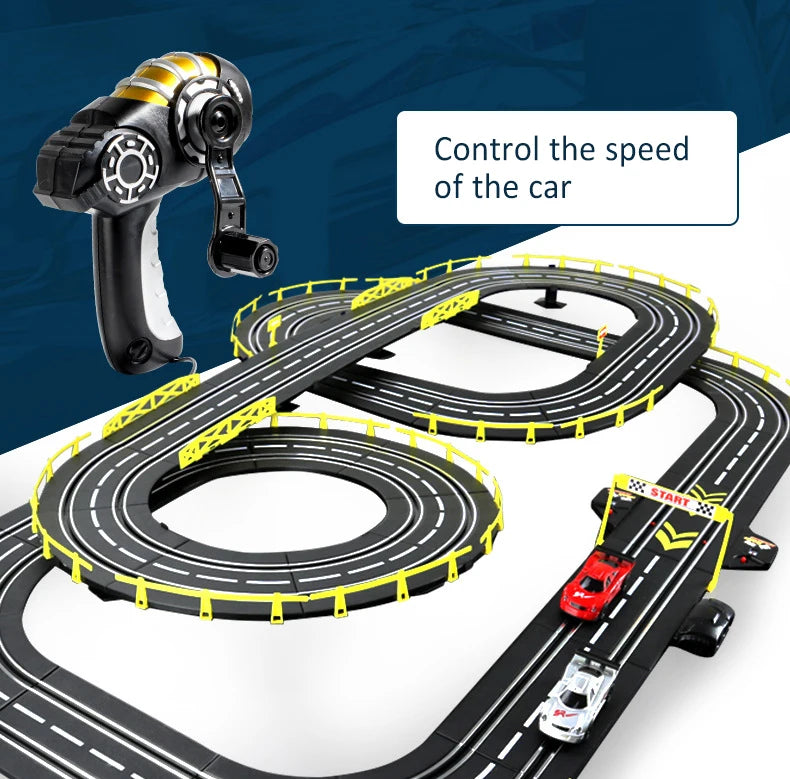 Electric Rail Racing Set 1:43, Dual Remote, view 12