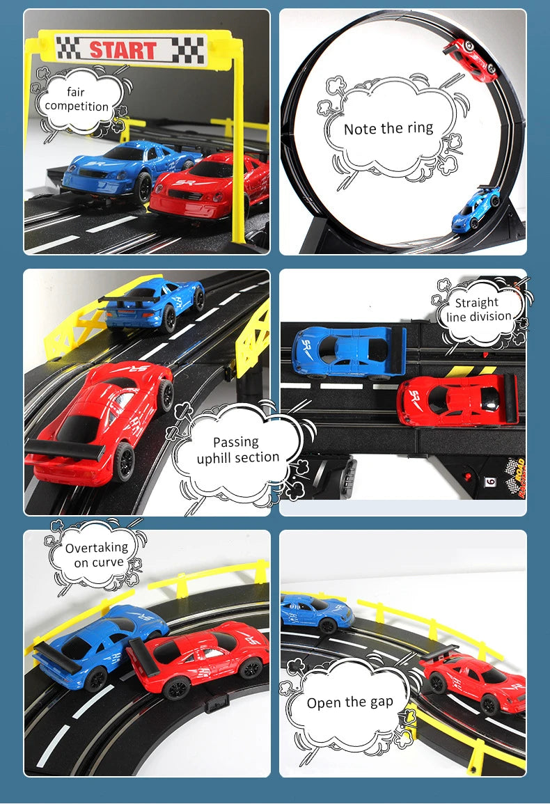 Electric Rail Racing Set 1:43, Dual Remote, view 10