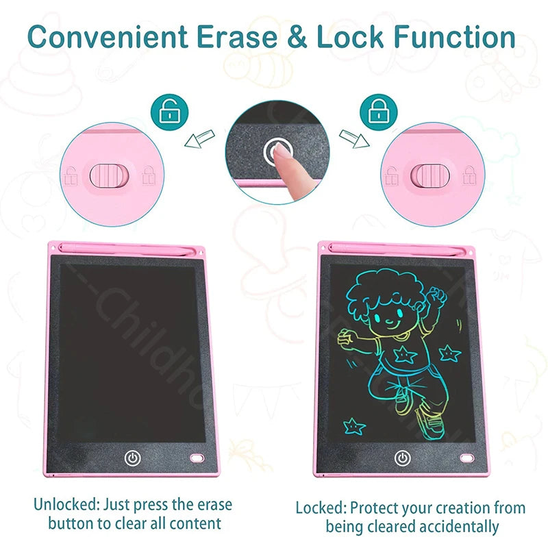 LCD Drawing Tablet for Kids, 8.5 in, view 8